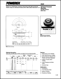 R6200430 datasheet: 400V, 300A general purpose single diode R6200430