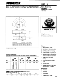 R6220440HS datasheet: 400V, 400A fast recovery single diode R6220440HS