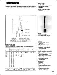 R7001404XXUA datasheet: 1400V, 450A general purpose single diode R7001404XXUA