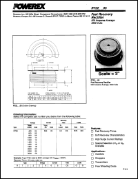 R7220605ES datasheet: 600V, 500A fast recovery single diode R7220605ES