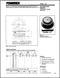 R7222007CS datasheet: 2000V, 700A fast recovery single diode R7222007CS