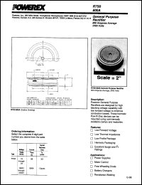 R7S00608 datasheet: 600V, 800A general purpose single diode R7S00608