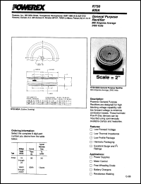 R7S01608 datasheet: 1600V, 800A general purpose single diode R7S01608