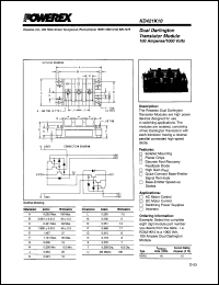 KD421K10 datasheet: 1000V, 100A Dual Darlington transistor module KD421K10