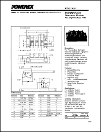 KD421K15 datasheet: 1000V, 150A Dual Darlington transistor module KD421K15