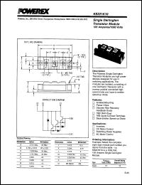 KS221K10 datasheet: 1000V, 100A Single Darlington transistor module KS221K10