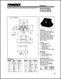 KS524503 datasheet: 600V, 30A Single Darlington transistor module KS524503