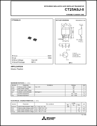 CT25ASJ-8 datasheet: 400V, 150A strobe flash IGBT CT25ASJ-8