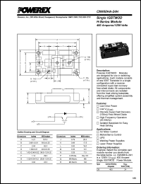 CM400HA-24H datasheet: 1200V, 400A single IGBT module CM400HA-24H