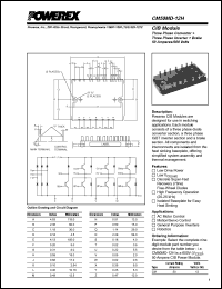 CM50MD-12H datasheet: 600V, 50A 3-phase converter + brake + inverter  IGBT module CM50MD-12H