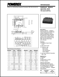 PM100RSD060 datasheet: 600V, 100A seven pac IGBT module PM100RSD060