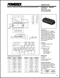 PM30CSJ060 datasheet: 600V, 30A six pac IGBT module PM30CSJ060