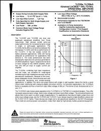 TLC2262CP datasheet:  DUAL ADVANCED LINCMOS(TM) RAIL-TO-RAIL OPERATIONAL AMPLIFIER TLC2262CP