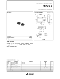 FS7VS-5 datasheet: 250V planar process MOSFET FS7VS-5