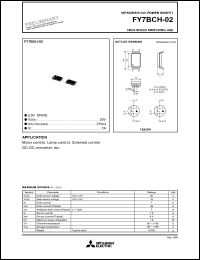 FY7BCH-02 datasheet: 20V trench gate dual MOSFET FY7BCH-02