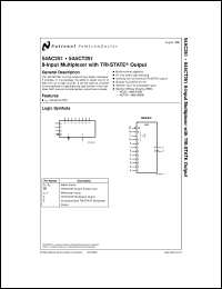 5962R8769201V2A datasheet: 8-Input Multiplexer with TRI-STATE Output 5962R8769201V2A
