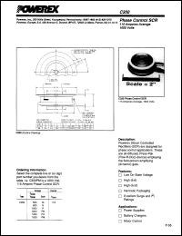 C350C datasheet: 300V, 115A phase control single thyristor C350C