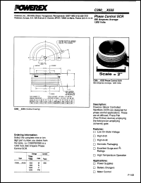 C390PBX555 datasheet: 1200V, 590A phase control single thyristor C390PBX555