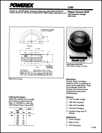 C450B datasheet: 200V, 1640A phase control single thyristor C450B