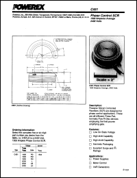 C451B datasheet: 200V, 1500A phase control single thyristor C451B