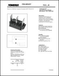 PD432206 datasheet: 2200V, 600A phase control dual thyristor PD432206