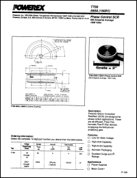 T7S0146504DN datasheet: 1400V, 650A phase control single thyristor T7S0146504DN