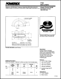 T7S0186504DN datasheet: 1800V, 650A phase control single thyristor T7S0186504DN