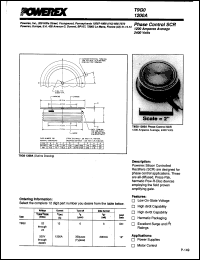 T9G0041203DH datasheet: 400V, 1200A phase control single thyristor T9G0041203DH