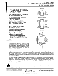 TLC2654C-14DR datasheet:  LOW-NOISE CHOPPER-STABILIZED OPERATIONAL AMPLIFIER TLC2654C-14DR