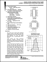 TLC274CDBR datasheet:  QUAD SINGLE SUPPLY OPERATIONAL AMPLIFIER TLC274CDBR