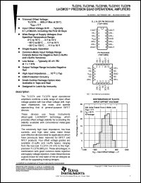 TLC274CPWLE datasheet:  QUAD SINGLE SUPPLY OPERATIONAL AMPLIFIER TLC274CPWLE