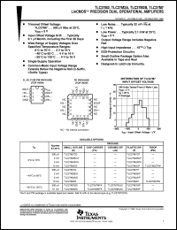 TLC27M2CD datasheet:  DUAL PRECISION SINGLE SUPPLY LOW-POWER OPERATIONAL AMPLIFIER TLC27M2CD