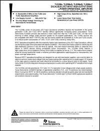 TLE2061CP datasheet:  JFET-INPUT HIGH-OUTPUT-DRIVE UPOWER OPERATIONAL AMPLIFIER TLE2061CP