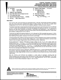 TLE2141CDR datasheet:  LOW NOISE HIGH-SPEED PRECISION SINGLE SUPPLY OPERATIONAL AMPLIFIER TLE2141CDR