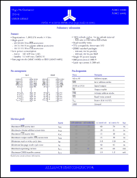 AS4C14400-70JC datasheet: 1M-bit ? 4 CMOS DRAM fast page mode, single 5V power supply, 70ns AS4C14400-70JC