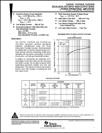 TLE2161CD datasheet:  JFET-INPUT HIGH-OUTPUT-DRIVE LOW-POWER DECOMPENSATED OPERATIONAL AMPLIFIER TLE2161CD