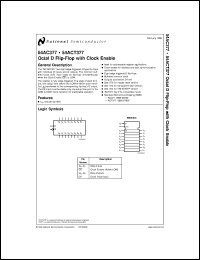 5962-88702012A datasheet: Octal D Flip-Flop with Clock Enable 5962-88702012A