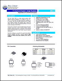 B033D-25.8 datasheet: 2.5V 1.0A low dropout voltage regulator B033D-25.8