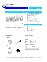 B1121-R-3.0 datasheet: 3.0V 150mA low dropout voltage regulator B1121-R-3.0