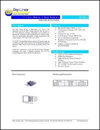 B1581S-3.3 datasheet: 3.3V 5.0A low dropout voltage regulator B1581S-3.3