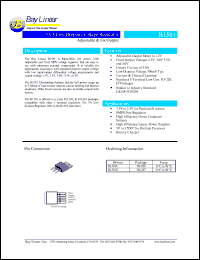 B1581T-ADJ datasheet: Adjustable 5.0A low dropout voltage regulator B1581T-ADJ