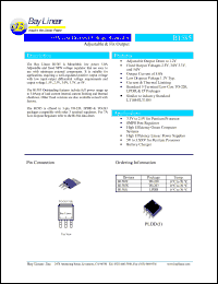B1585T-3.3 datasheet: 3.3V 5.0A low dropout voltage regulator B1585T-3.3