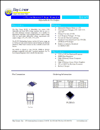 B1585S-3.3 datasheet: 3.3V 5.0A low dropout voltage regulator B1585S-3.3