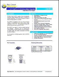 LM2575T-5 datasheet: 5V dual 1.0A step down switching voltage regulator LM2575T-5