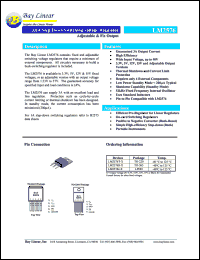 LM2576S-5 datasheet: 5V dual 3.0A step down switching voltage regulator LM2576S-5