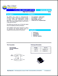 B3520K4 datasheet: N-channel DMOS FET switch with high gain level shifter B3520K4