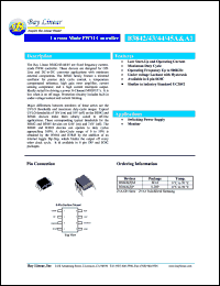 B3842M datasheet: Up to 500KHz; current mode PWM controller B3842M