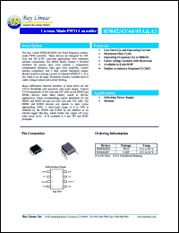 B3843M datasheet: Up to 500KHz; current mode PWM controller B3843M