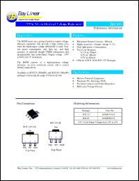 B4500CN-2.7 datasheet: 2.7V 500mA low dropout voltage regulator B4500CN-2.7