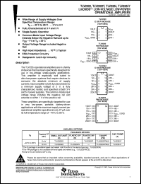 TLV2322IDR datasheet:  DUAL LOW-VOLTAGE UPOWER OPERATIONAL AMPLIFIER TLV2322IDR